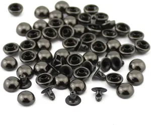 100sets Mushroom Type Nailheads, Zinc Alloy Screw-Back Spike for Leather Craft Belt Bag Shoes Decoration