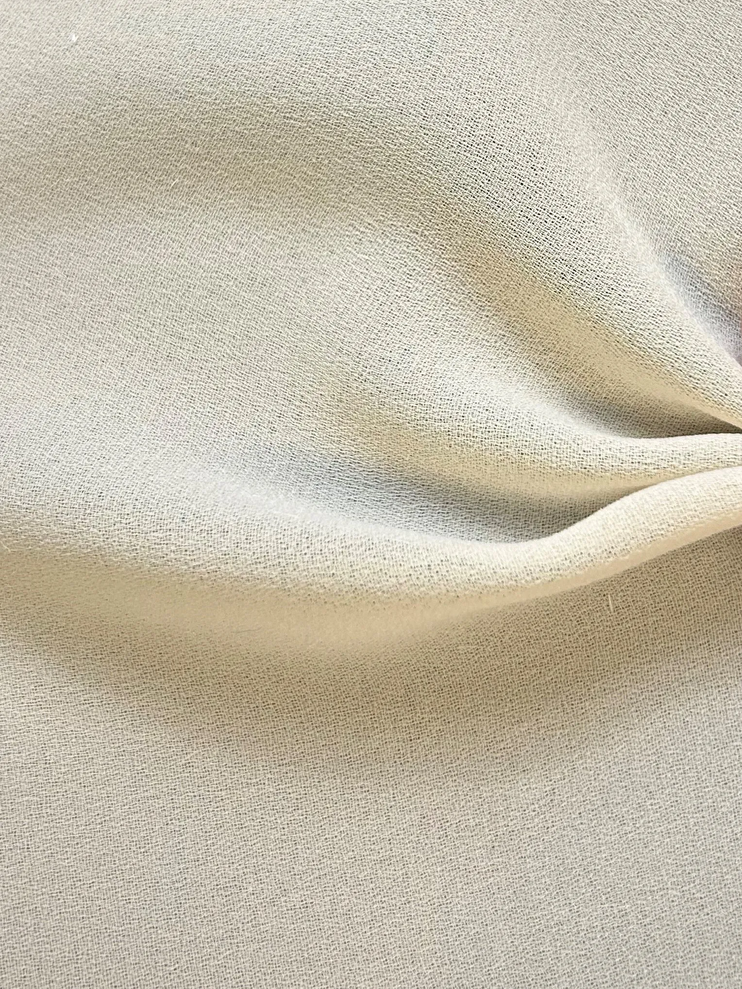 Almond Polyester Crepe - Sacrament