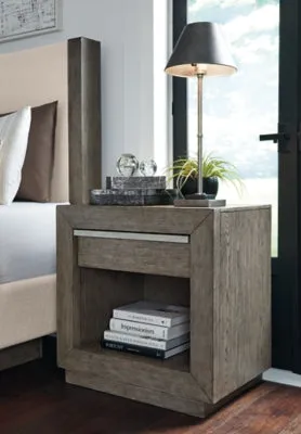 Anibecca Queen Bookcase Bed with Mirrored Dresser, Chest and 2 Nightstands