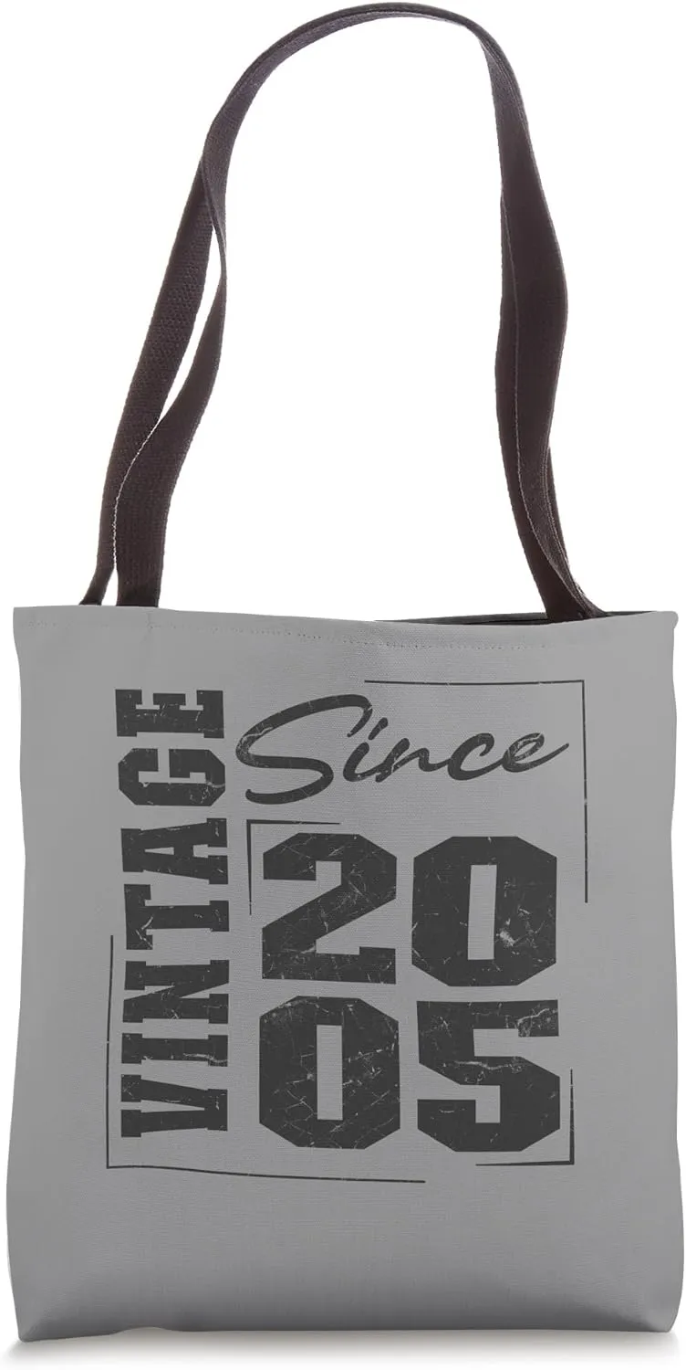 Born In 2005, Cool Varsity Vintage Since 2005 Birthday Tote Bag