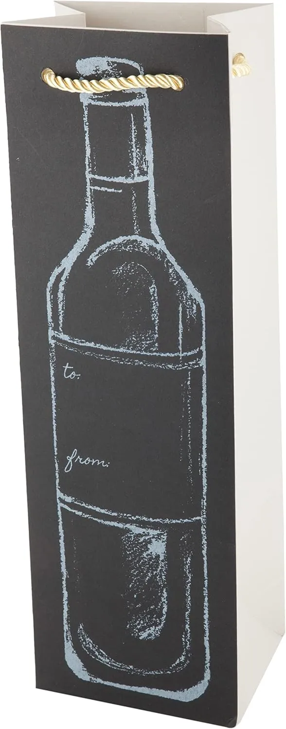 Cakewalk Chalkboard Bottle Bag, Black