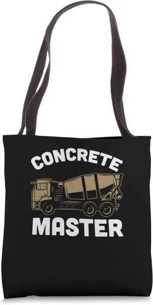 Concrete Master Concrete Finisher Cement Worker Tote Bag