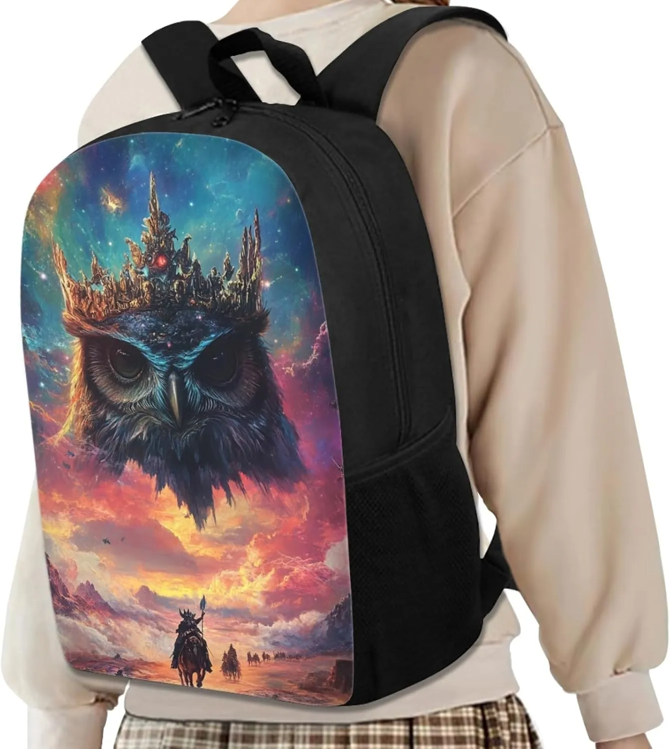 Hawapod Northern Pygmy Owl Bookbag For Preschool Student Backpack Girls Kids Backpacks School Bags Daypack School Backpack
