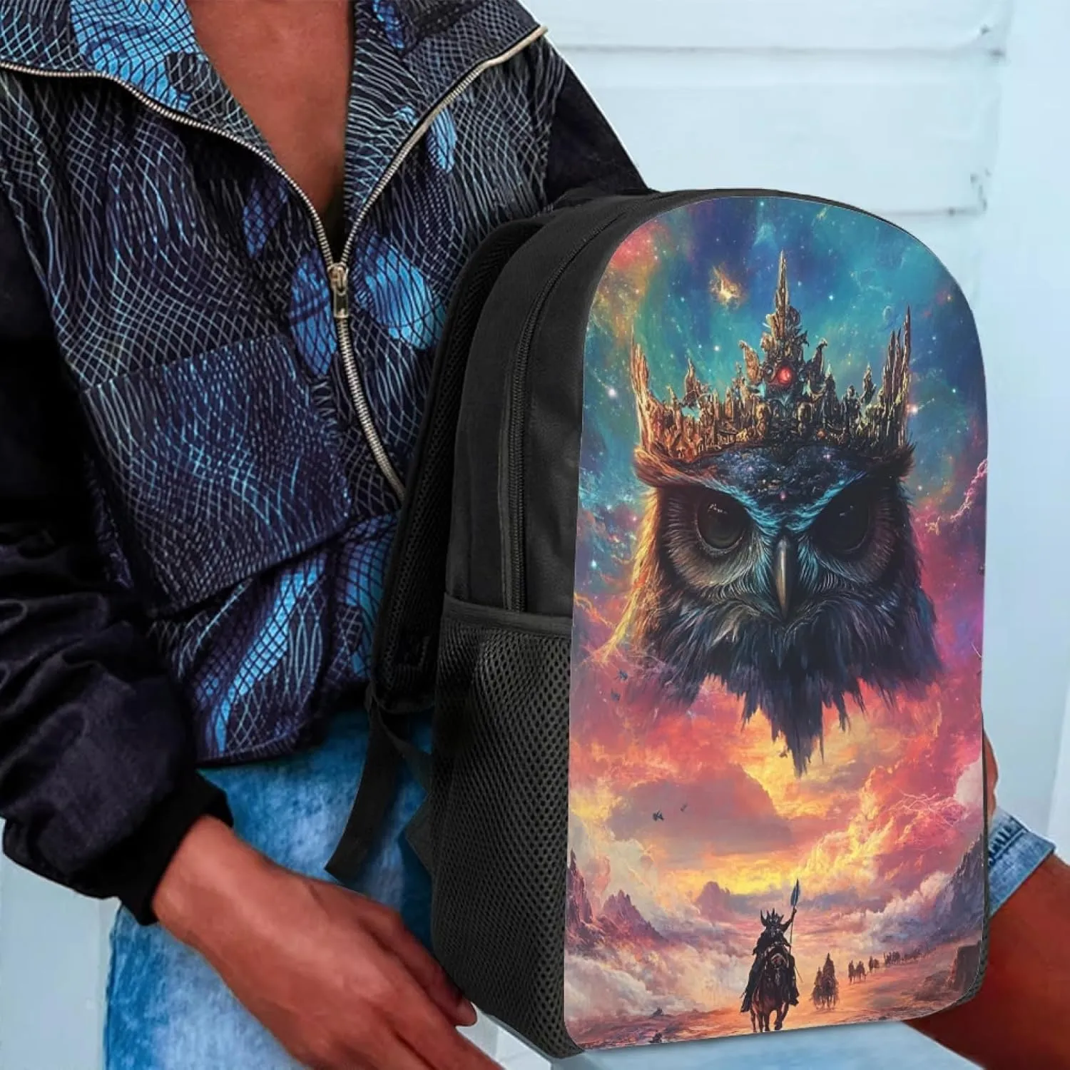 Hawapod Northern Pygmy Owl Bookbag For Preschool Student Backpack Girls Kids Backpacks School Bags Daypack School Backpack