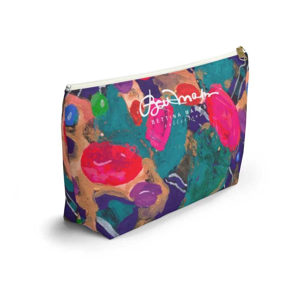 Jelly Bean Accessory Pouch w T-bottom
