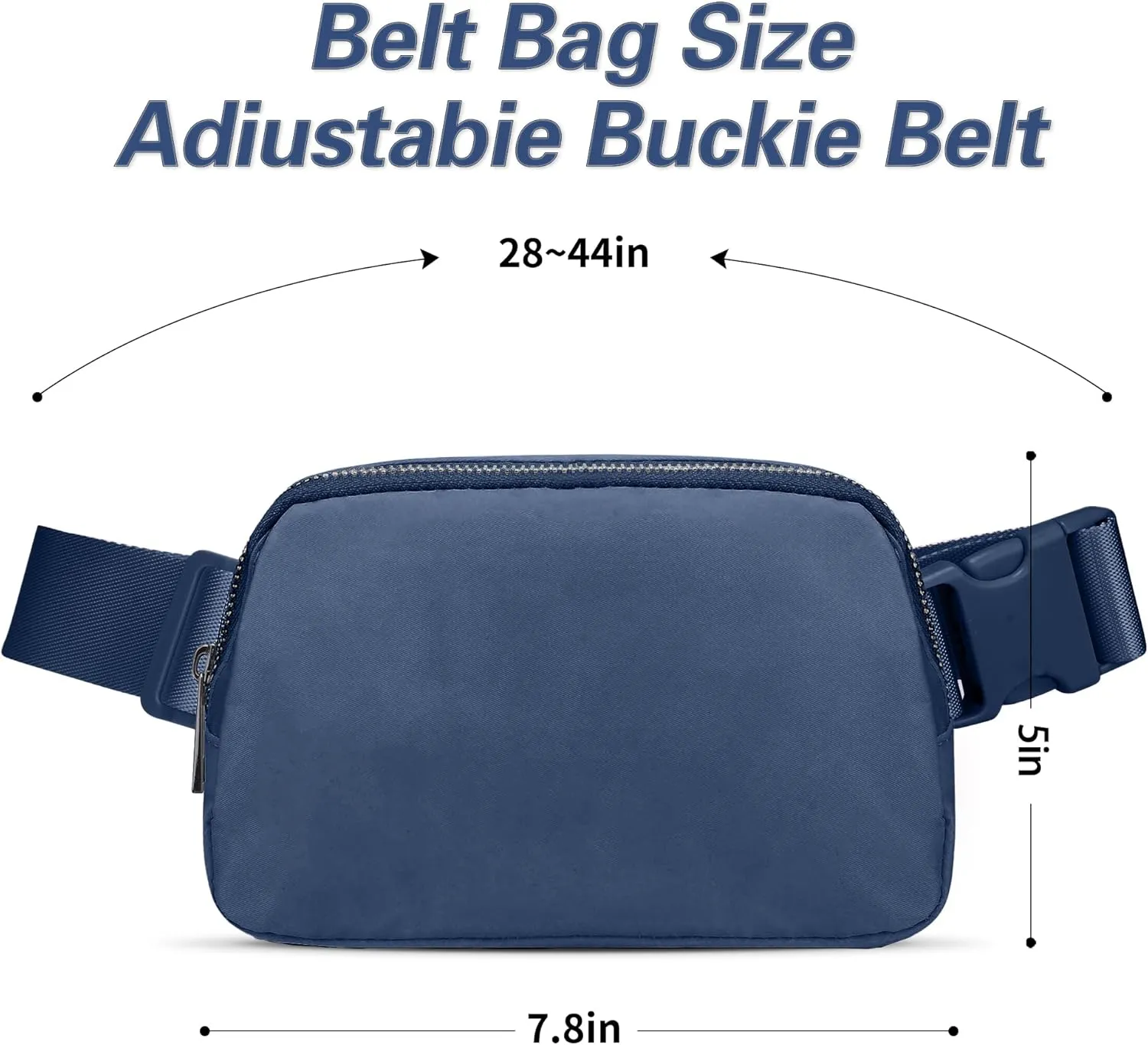 JSJ Mini Fanny Pack for Women & Men,Valentines Day Gifts for Girls Teens Kids Daughter Sister Her,Trendy Stuff Crossbody Bags Cute Everywhere Belt Bags. (Blue)