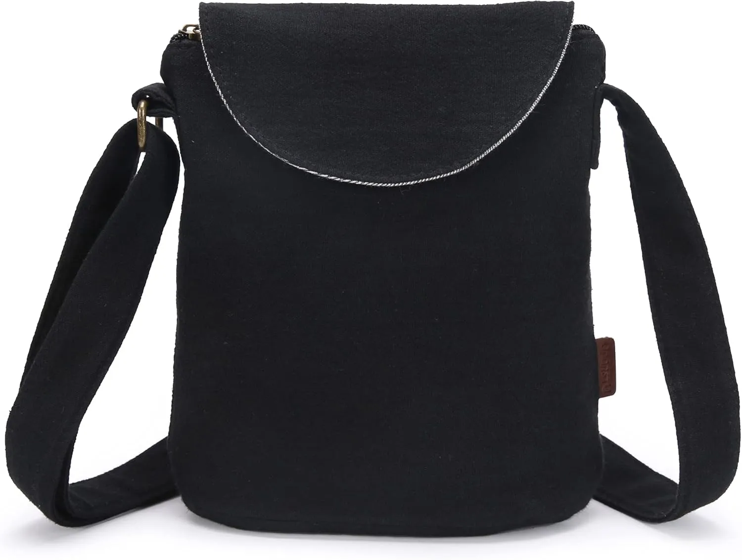 OPQRSTU Women's Retro Small Size Canvas Shoulder Bag Hippie Boho Crossbody Handbag
