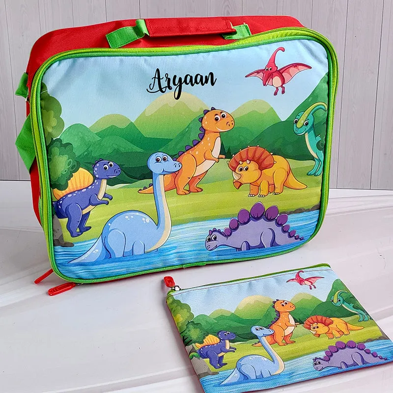 Overnight Bag With Pouch - Dino