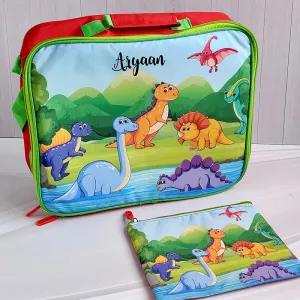 Overnight Bag With Pouch - Dino