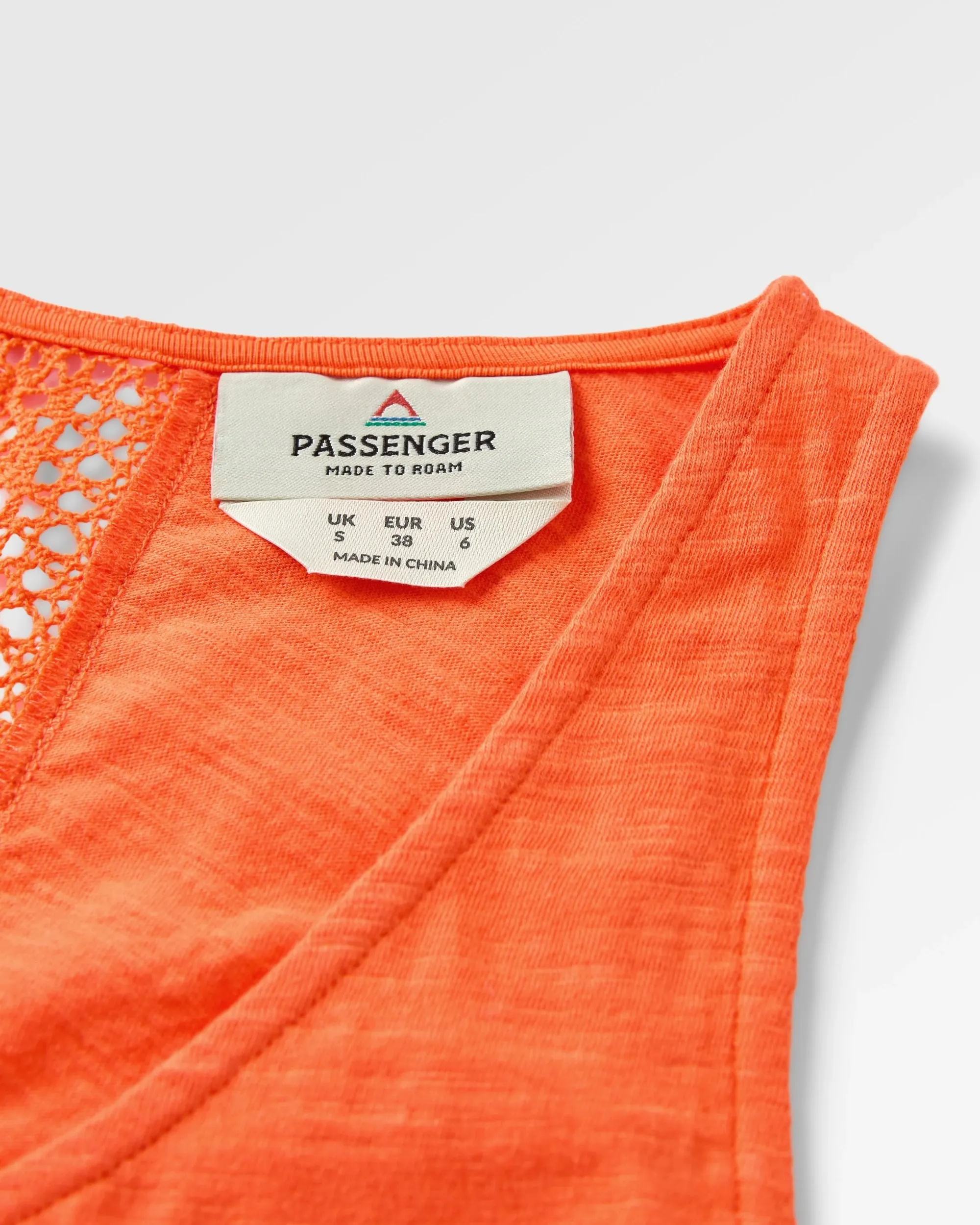 Rivergate Recycled Cotton Top - Ember Orange