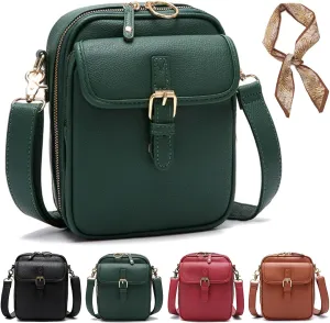 Tojoyride Crossbody Bag, Urvashi Crossbody Bag, Vintage Anti-Theft Crossbody Purse with Built in Wallet, Lightweight & Trendy