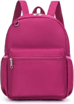 YiXiamo Cute Buckle Mini Tiny Small Pack Bag Backpack For Grils Children And Adult (red)