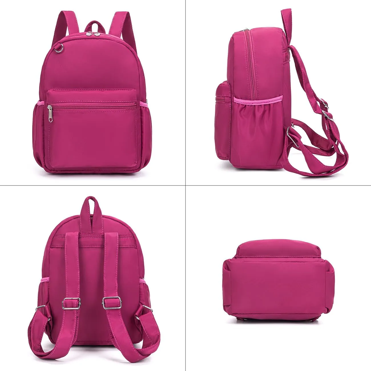 YiXiamo Cute Buckle Mini Tiny Small Pack Bag Backpack For Grils Children And Adult (red)